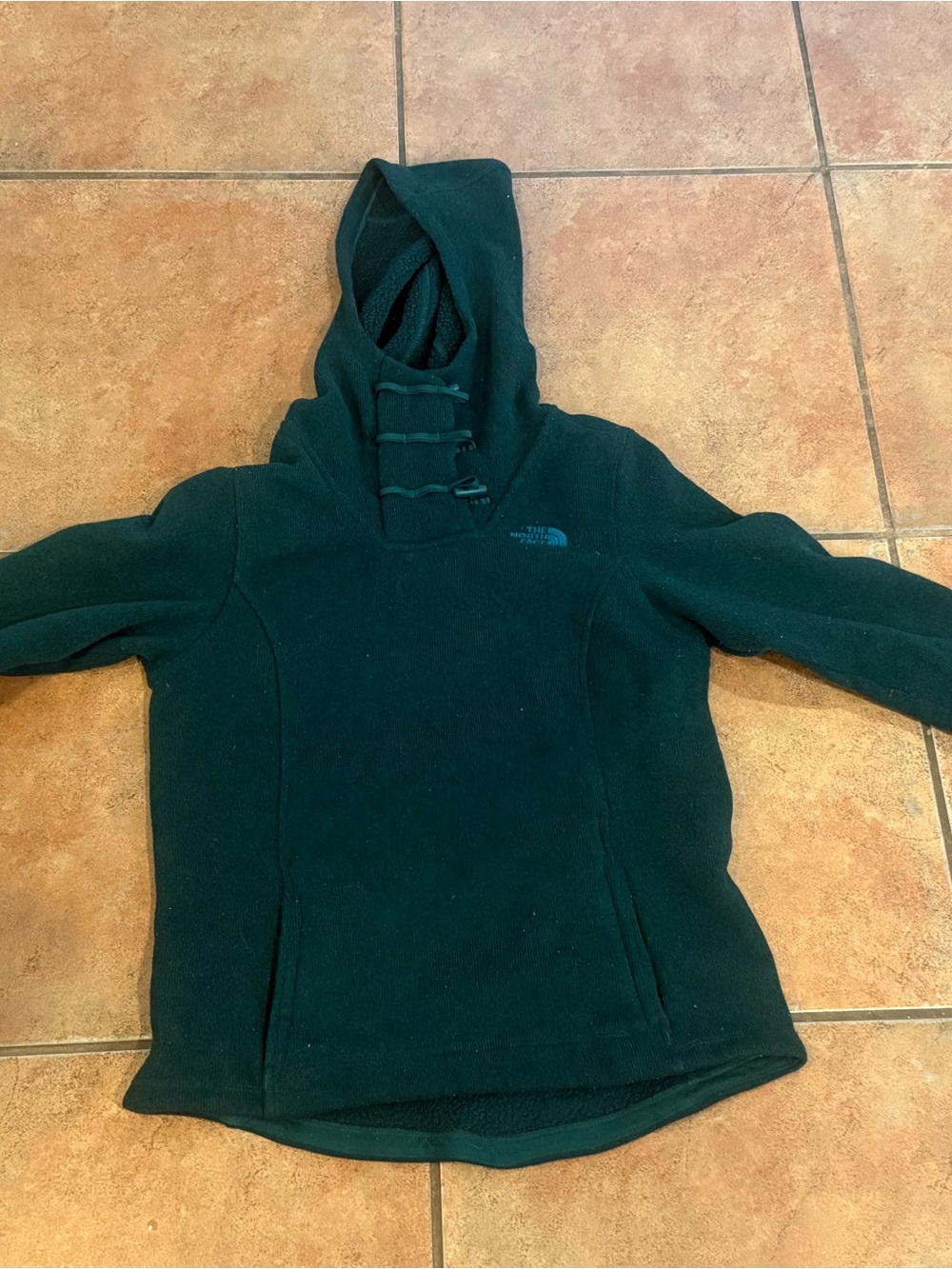 The North Face Hooded Pullover - Dark Green